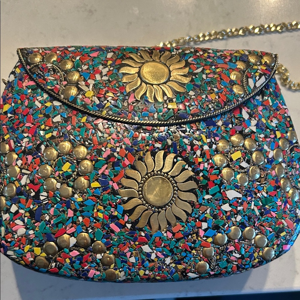 RAMLA Colorful Mosaic Women's Bag